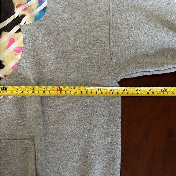 Disney NEFF X Mickey Mouse Hoodie size Medium Heather Gray Unisex - Picture 6 of 10